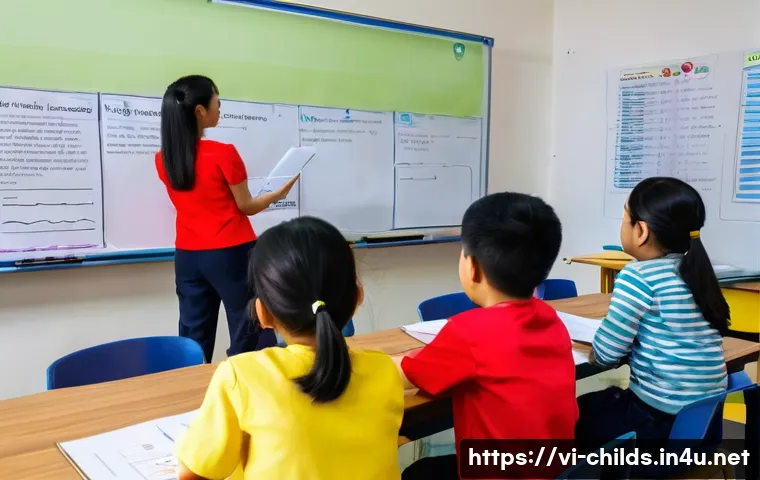 아동심리상담사 합격률 분석 - A professional Vietnamese classroom setting focused on child psychology certification training, show...